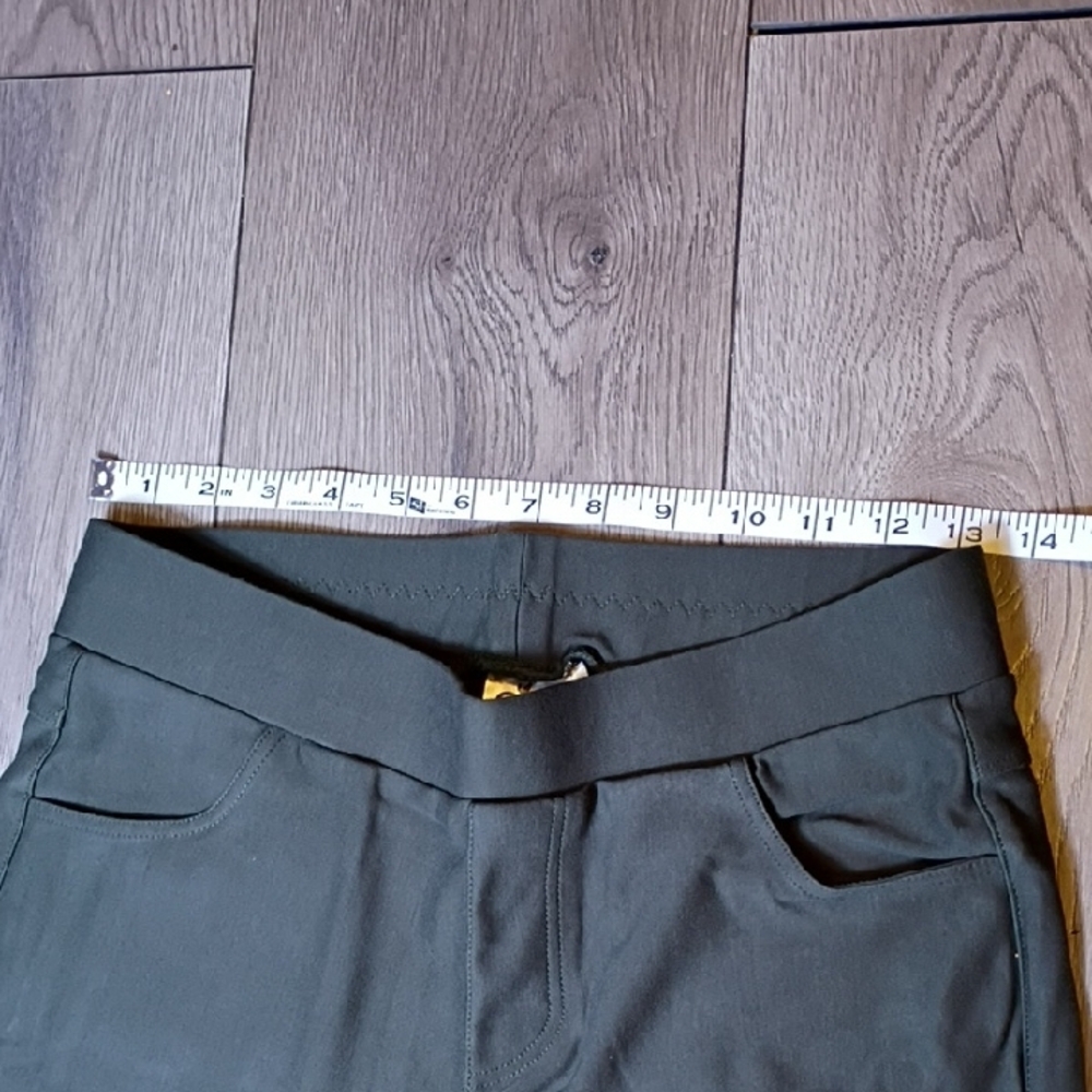 Women's‎ Olive Green Dress Leggings Size S - Picture 3 of 9